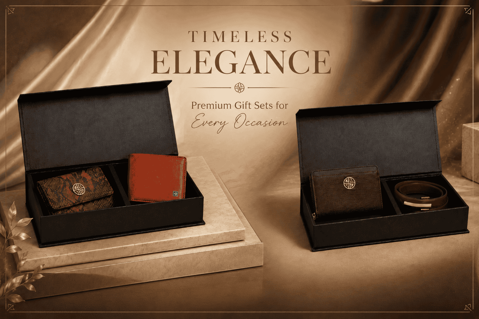 Leather gift sets